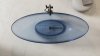 BESCO Wanna wolnostojąca Axya Blue Wave 180x80 syfon chrom #WAA-180-BWC